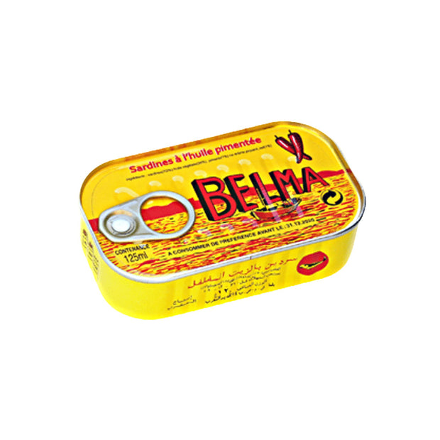 Belma Boîte-sardine à l’huile végétal pimentée