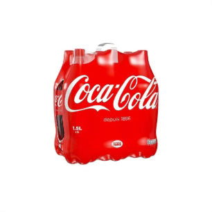 Pack 6 bouteillles Coca-Cola 1,5L