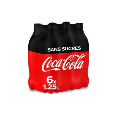 Pack 6 Bouteilles Coca-Cola zero